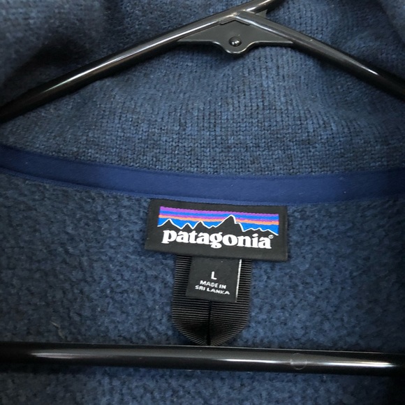 Patagonia Better Sweater Long Fleece Coat Sz L - Picture 8 of 8